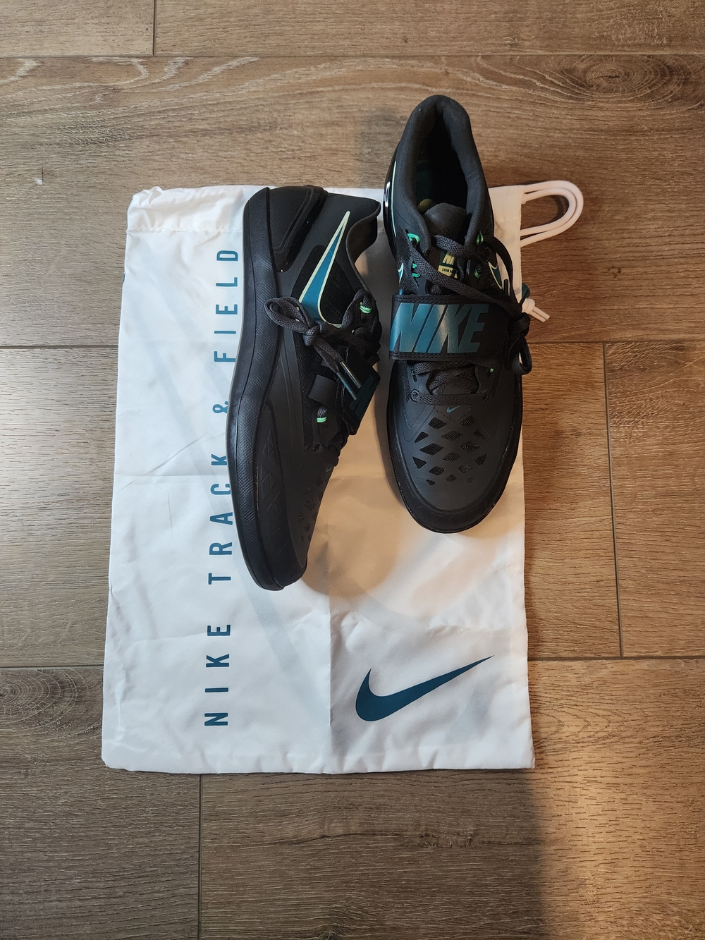 Nike Zoom Rotational 6 Throwing Shoes Black Spruce Mens Size 8.5 FZ9606-001